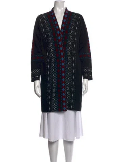 Pre-owned Dodo Bar Or Cashmere Patterned Sweater In Black