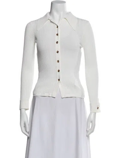 Pre-owned Dodo Bar Or Crew Neck Sweater In White