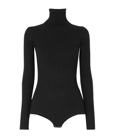 Dodo Bar Or Lewis Crystal-embellished Rib Knit Top In Black