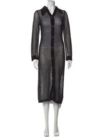 Pre-owned Dodo Bar Or Long Dress In Black