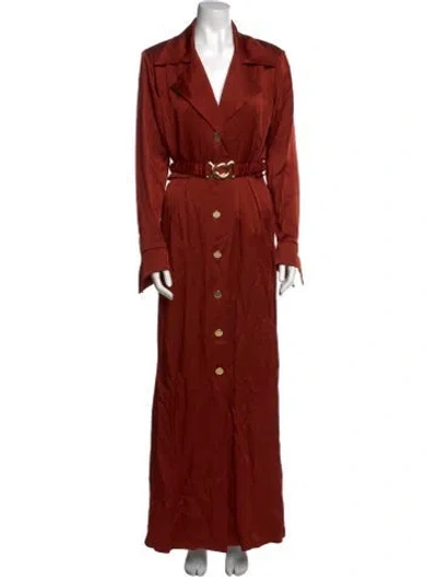 Pre-owned Dodo Bar Or Long Dress In Orange