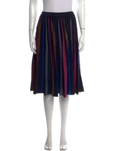 Pre-owned Dodo Bar Or Merino Wool Knee-length Skirt In Black