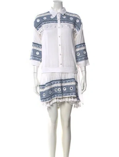 Pre-owned Dodo Bar Or Patterned Jumpsuit In Neutrals