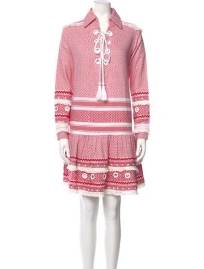 Pre-owned Dodo Bar Or Printed Mini Dress