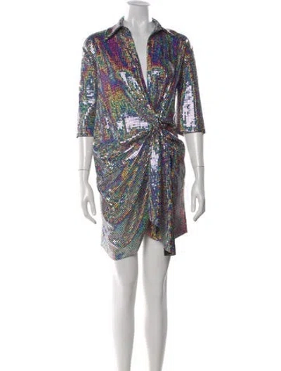 Pre-owned Dodo Bar Or Printed Mini Dress W/ Tags