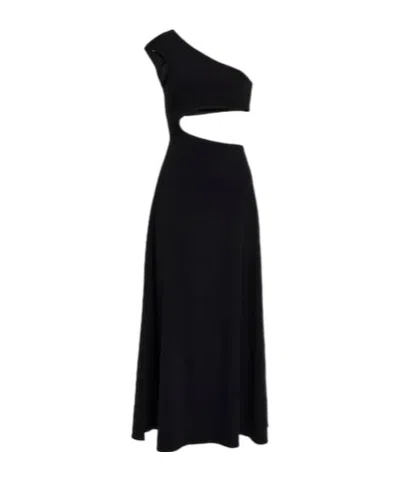 Dodo Bar Or Sheryl One-shoulder Cutout Maxi Dress In Black