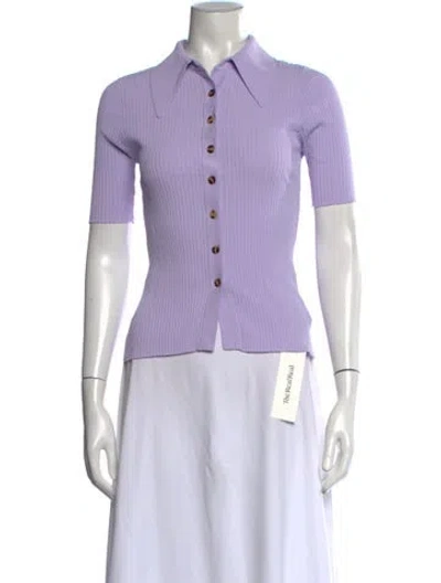 Pre-owned Dodo Bar Or Short Sleeve Polo In Purple