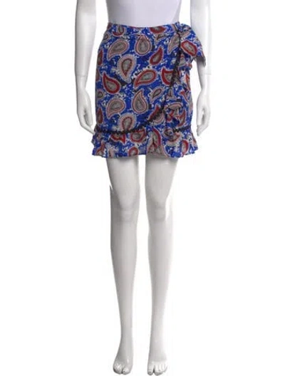 Pre-owned Dodo Bar Or Silk Mini Skirt In Multi