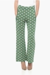 DODO BAR OR STRETCHY HIGH-WAIST PANTS WITH GEOMETRIC MOTIF