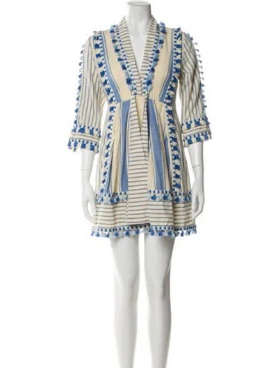 Pre-owned Dodo Bar Or Striped Mini Dress