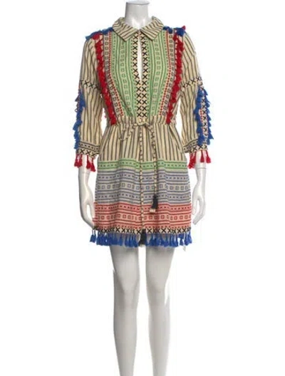 Pre-owned Dodo Bar Or Striped Mini Dress In Multi