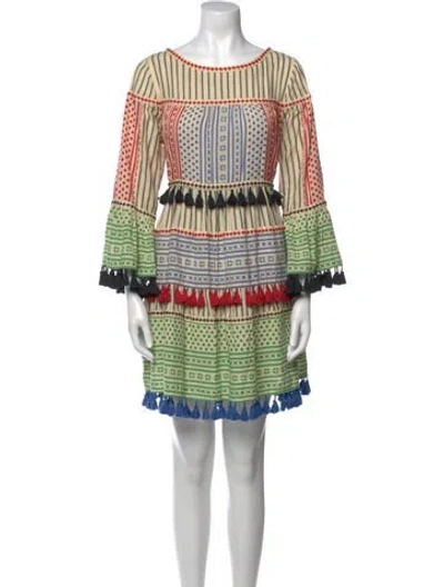 Pre-owned Dodo Bar Or Striped Mini Dress In Red