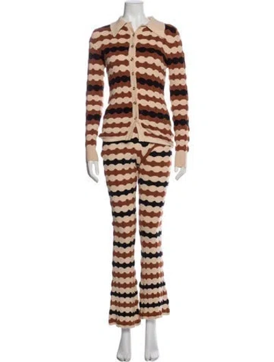 Pre-owned Dodo Bar Or Striped Set In Multicolor
