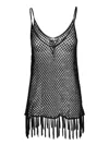 Dodo Bar Or Mesh Black Top In Black