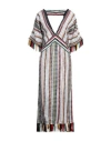 Dodo Bar Or Woman Maxi Dress White Size 6 Leather In White