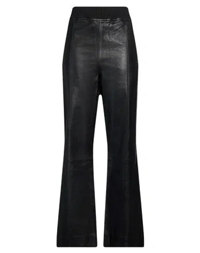 Dodo Bar Or Woman Pants Black Size 4 Leather