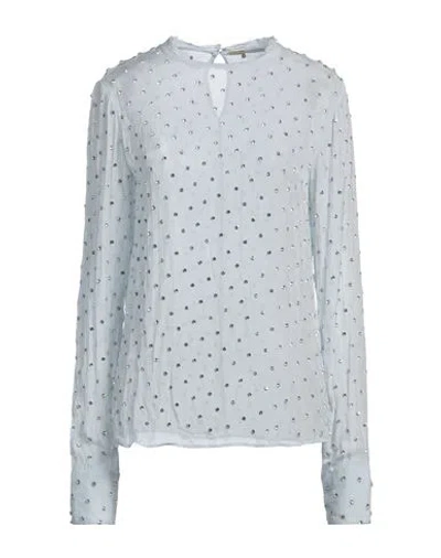 DODO BAR OR DODO BAR OR WOMAN TOP SKY BLUE SIZE 4 VISCOSE