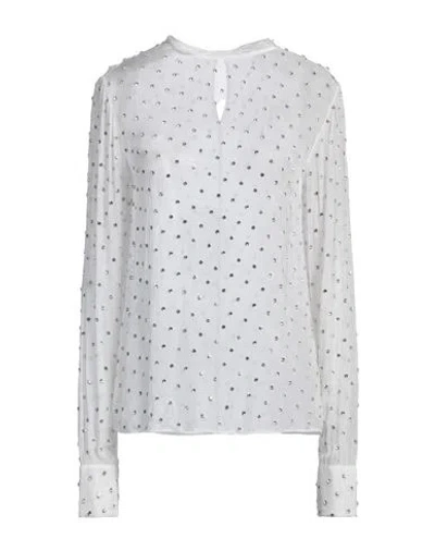 DODO BAR OR DODO BAR OR WOMAN TOP WHITE SIZE 4 VISCOSE