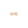 Dodo Earring Star Comet Rose Gold And Diamond Woman  _
