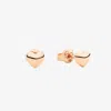 Dodo Earrings Woman  Heart Plain Doc5001heart0009r In Gold
