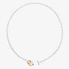 Dodo Women's Necklace  Heart Dcc5001heart0009a In Metallic