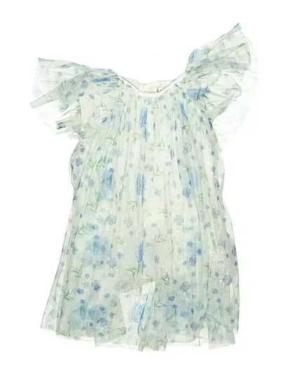 Pre-owned Doe A Dear Kids' Dress In Blue