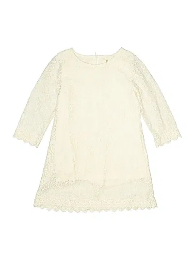 Pre-owned Doe A Dear Kids' Dress In Ivory