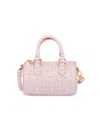 Doe A Dear Girl's Faux Pearl Top Handle Bag In Pink