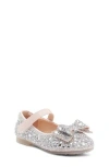 Doe A Dear Kids' Embellished Mary Jane Flat In Pink