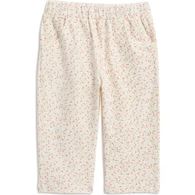 Doe A Dear Kids' Floral Leggings In Ivory Multi
