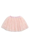 Doe A Dear Kids' Floral Sequin Mesh Tutu Skirt In Pink