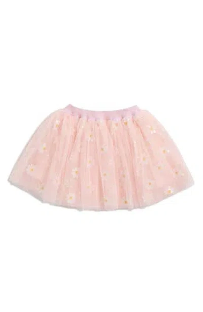 Doe A Dear Kids' Floral Sequin Mesh Tutu Skirt In Pink