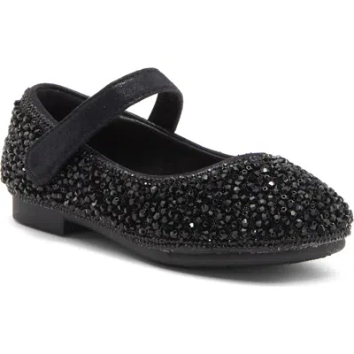 Doe A Dear Kids' Mary Jane Flat In Black