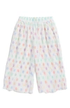 Doe A Dear Kids' Print Pleated Chiffon Pants In Multi
