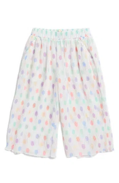 Doe A Dear Kids' Print Pleated Chiffon Pants In Multi