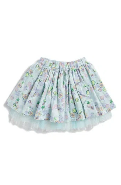 Doe A Dear Kids' Reversible Tutu Skirt In Blue