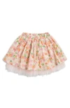 Doe A Dear Kids' Reversible Tutu Skirt In Orange