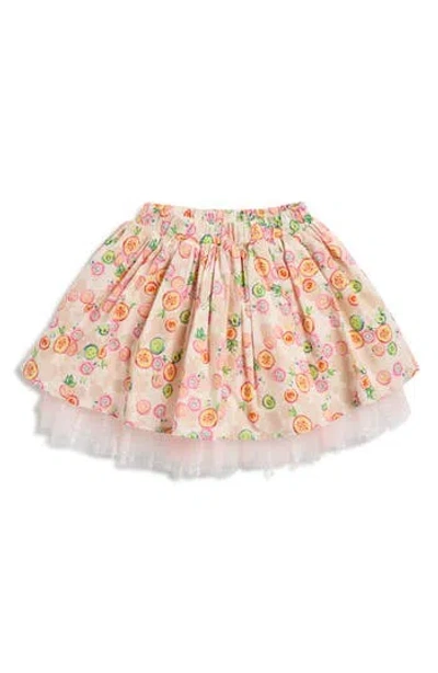 Doe A Dear Kids' Reversible Tutu Skirt In Orange