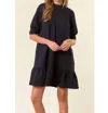 Doe & Rae Aria Dress In Black In Black
