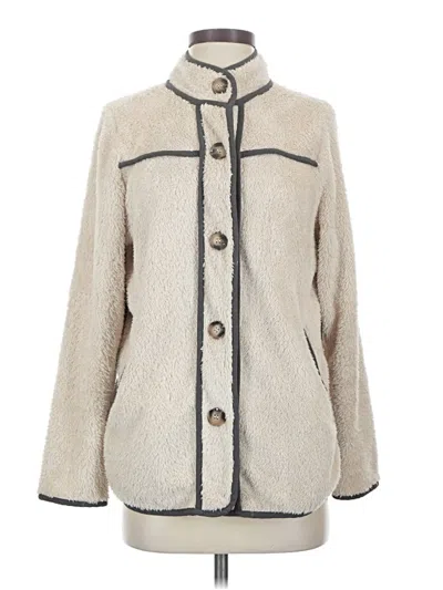 Pre-owned Doe & Rae Cardigan Sweater In Ivory