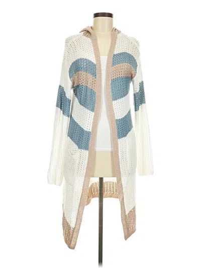 Pre-owned Doe & Rae Cardigan Sweater In Ivory
