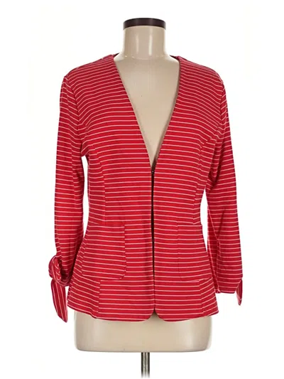 Pre-owned Doe & Rae Cardigan Sweater In Red