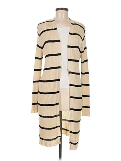 Pre-owned Doe & Rae Cardigan Sweater In White