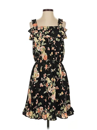 Pre-owned Doe & Rae Casual Dress In Black