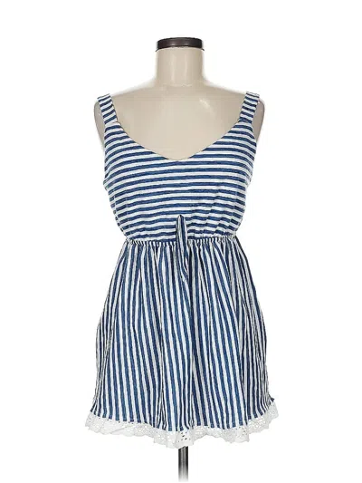 Pre-owned Doe & Rae Casual Dress In Blue