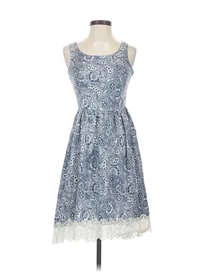 Pre-owned Doe & Rae Casual Dress In Blue
