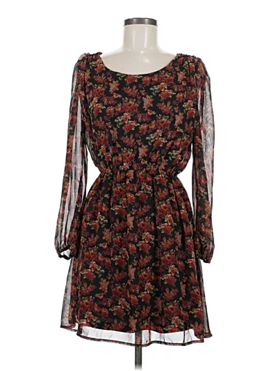 Pre-owned Doe & Rae Casual Dress In Brown
