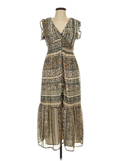 Pre-owned Doe & Rae Casual Dress In Brown