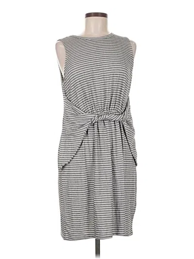 Pre-owned Doe & Rae Casual Dress In Gray