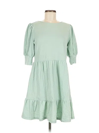 Pre-owned Doe & Rae Casual Dress In Green